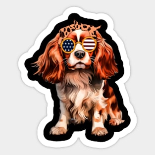 Graceful Spaniel Merch Exude Sophistication Sticker